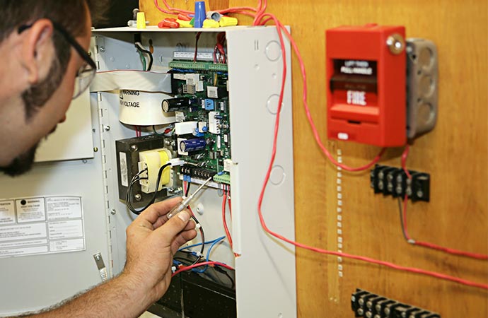 repairing fire alarm system