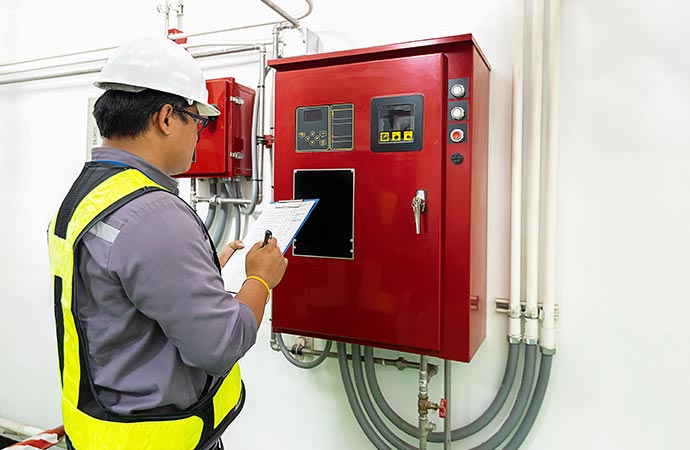 fire alarm inspection professionally